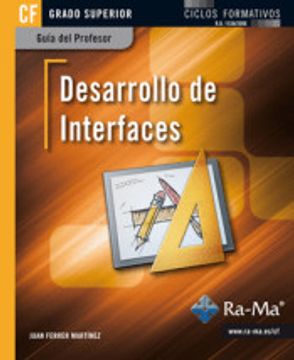 portada DESARROLLO DEL INTERFACES. CFGS. (GUÍA DEL PROFESOR) (in Spanish)