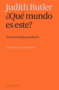 portada Que Mundo es Este? Fenomenologia y Pandemia (in Spanish)