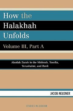 portada how the halakhah unfolds (in English)