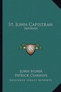 portada st. john capistran: reformer (en Inglés)
