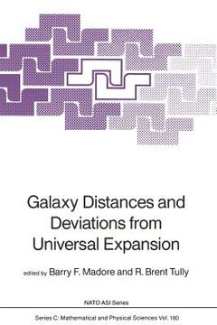 portada Galaxy Distances and Deviations from Universal Expansion (en Inglés)