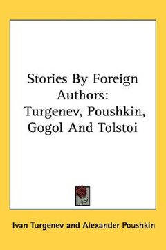 portada stories by foreign authors: turgenev, poushkin, gogol and tolstoi (in English)