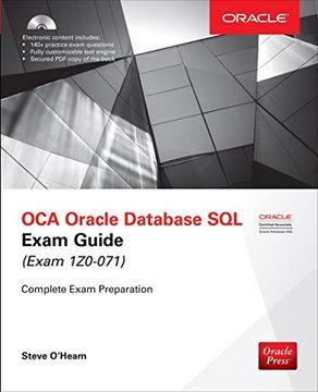 portada Oca Oracle Database sql Exam Guide (Exam 1Z0-071) (Oracle Press) (en Inglés)