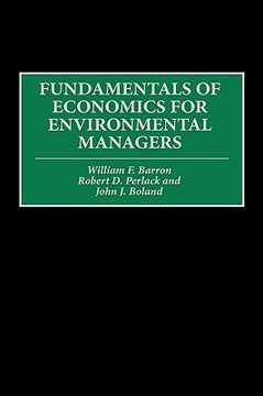 portada fundamentals of economics for environmental managers (en Inglés)