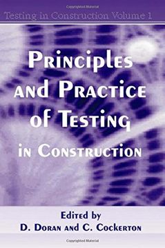 portada Principles and Practice of Testing in Construction: Vol 1 Testing in Construction Series (en Inglés)