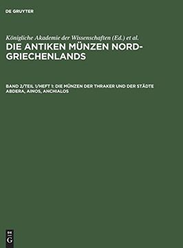 portada Die Münzen der Thraker und der Städte Abdera, Ainos, Anchialos (in German)