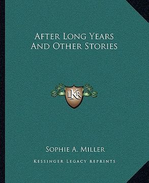 portada after long years and other stories (en Inglés)