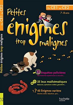 portada Petites Enigmes Trop Malignes - du ce1 au Ce2: Du ce1 au Ce2, 7-8 ans (Petites Énigmes Trop Malignes)