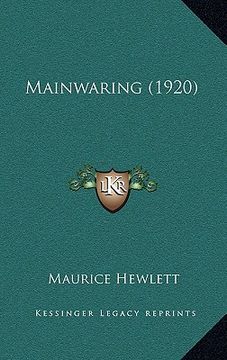 portada mainwaring (1920) (en Inglés)