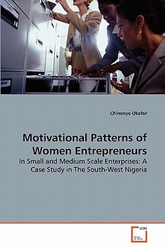 portada motivational patterns of women entrepreneurs (in English)