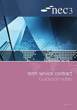 portada Nec3 Term Service Contract Guidance Notes (en Inglés)