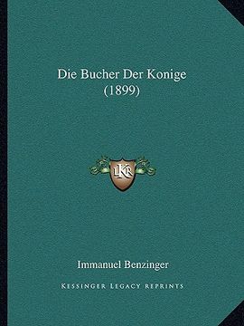 portada Die Bucher Der Konige (1899) (en Alemán)