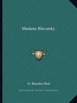 portada madame blavatsky (en Inglés)