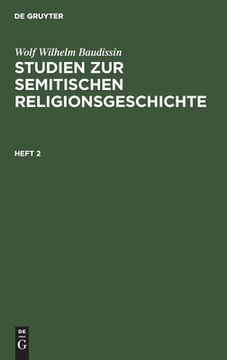 portada Studien zur Semitischen Religionsgeschichte Studien zur Semitischen Religionsgeschichte (German Edition) [Hardcover ] (en Alemán)