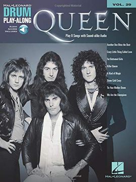 portada Queen: Drum Play-Along Volume 29 (en Inglés)