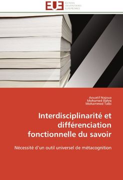 portada Interdisciplinarite Et Differenciation Fonctionnelle Du Savoir