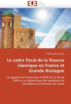 portada Le Cadre Fiscal de La Finance Islamique En France Et Grande Bretagne