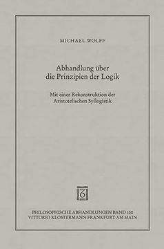 portada Abhandlung Uber Die Prinzipien Der Logik: Eine Verteidigung Des Logischen Monismus (in German)
