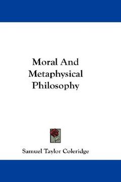 portada moral and metaphysical philosophy (in English)
