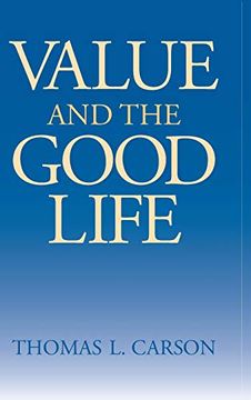 portada Value and the Good Life (en Inglés)