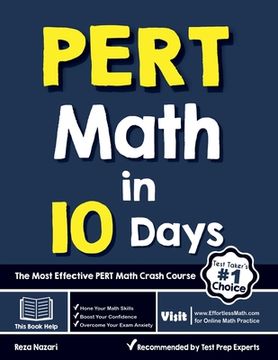 portada PERT Math in 10 Days: The Most Effective PERT Math Crash Course