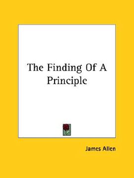 portada the finding of a principle
