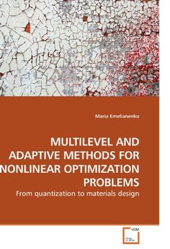 portada MULTILEVEL AND ADAPTIVE METHODS FOR NONLINEAR OPTIMIZATION PROBLEMS: From quantization to materials design