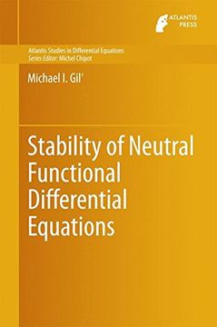 portada Stability of Neutral Functional Differential Equations (Atlantis Studies in Differential Equations)