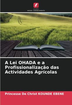 portada A lei Ohada e a Profissionalização das Actividades Agrícolas