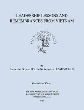 portada leadership lessons and remembrances from vietnam (en Inglés)
