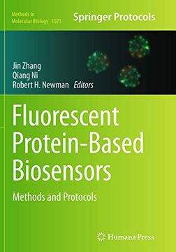 portada Fluorescent Protein-Based Biosensors: Methods and Protocols (Methods in Molecular Biology, 1071) (en Inglés)
