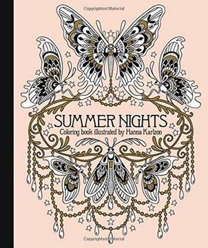 portada Summer Nights Coloring Book: (Daydream Coloring Series) (en Inglés)