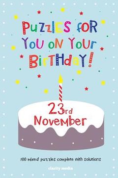 portada Puzzles for you on your Birthday - 23rd November (en Inglés)