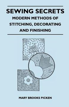 portada sewing secrets - modern methods of stitching, decorating and finishing