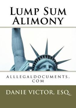 portada lump sum alimony (en Inglés)