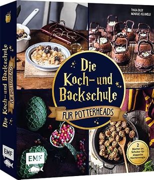 portada Die Koch- und Backschule für Potterheads: 2 Bücher im Schuber für Doppelte Küchenmagie (en Alemán)