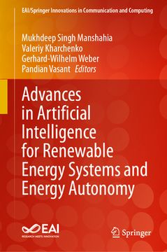 portada Advances in Artificial Intelligence for Renewable Energy Systems and Energy Autonomy (in English)