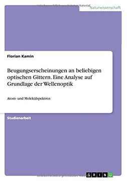 portada Beugungserscheinungen an Beliebigen Optischen Gittern. Eine Analyse Auf Grundlage Der Wellenoptik (German Edition)