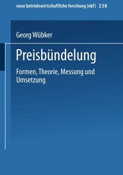 portada Preisbündelung: Formen, Theorie, Messung und Umsetzung (neue betriebswirtschaftliche forschung (nbf)) (German Edition)