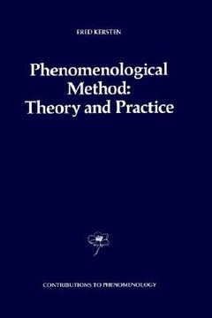 portada phenomenological method: theory and practice (en Inglés)
