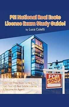portada Psi National Real Estate License Study Guide! The Best Test Prep Book to Help you get Your Real Estate License & Pass the Exam! (en Inglés)