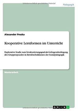 portada Kooperative Lernformen Im Unterricht (German Edition)
