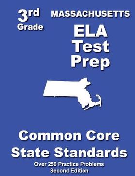 portada Massachusetts 3rd Grade ELA Test Prep: Common Core Learning Standards (en Inglés)