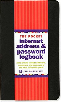 portada Pocket-Sized Internet Address & Password Logbook
