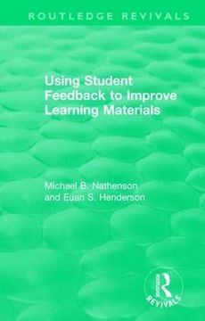 portada Using Student Feedback to Improve Learning Materials (Routledge Revivals) (in English)