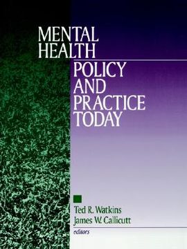 portada mental health policy and practice today (en Inglés)