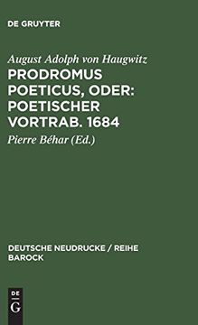 portada Prodromus Poeticus, Oder: Poetischer Vortrab. 1684 (Deutsche Neudrucke (in German)