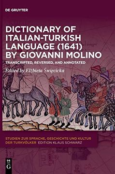 portada Dictionary of Italian-Turkish Language (1641) by Giovanni Molino Transcripted, Reversed, and Annotated (in English)