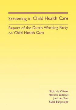 portada screening in child health care: report of the dutch working party on child health care (in English)