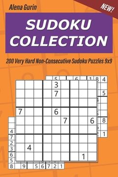 portada Sudoku Collection: 200 Very Hard Non-Consecutive Sudoku Puzzles 9x9 (in English)